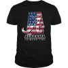 Alabama Crimson Tide American Flag shirt