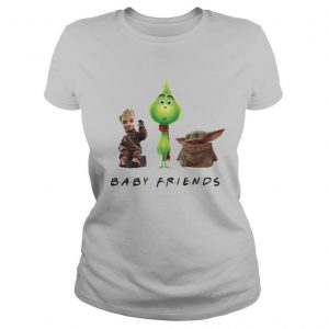 Baby groot grinch and baby yoda baby friends shirt
