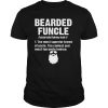 Bearded funcle the most superior bread of uncle the coolest and most fun shirt
