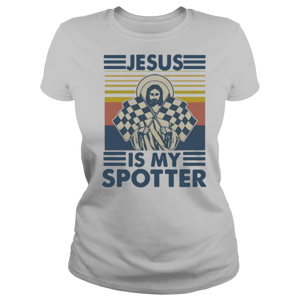 Car Racing Jesus Is My Spotter Vintage shirt