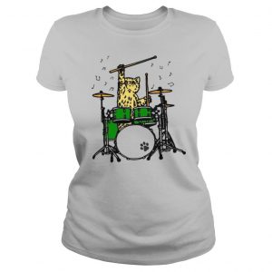 Cat Playing Drums shirt