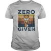 Fox yoga zero given vintage retro shirt