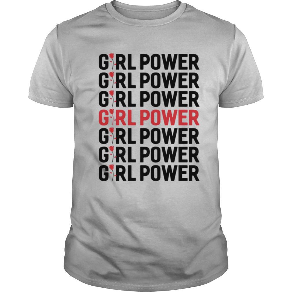 Girl Power Red Black shirt