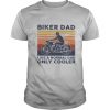 Motocross best biker dad ever happy father’s day vintage retro shirt