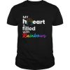 My heart is filled with rainbows LGBT shirt