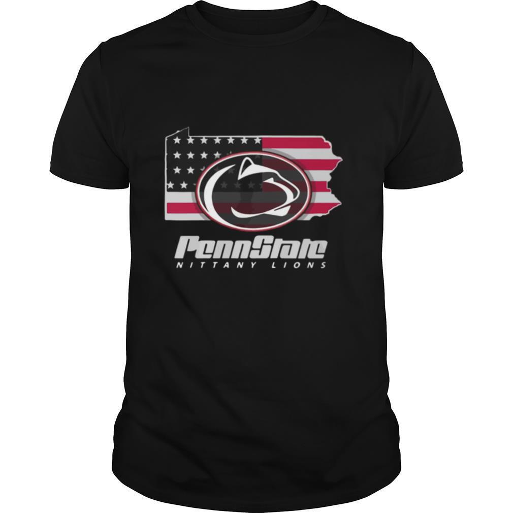 Penn State Nittany Lions American Flag shirt