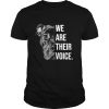 Pitbull Dog We Are Their Voice shirt
