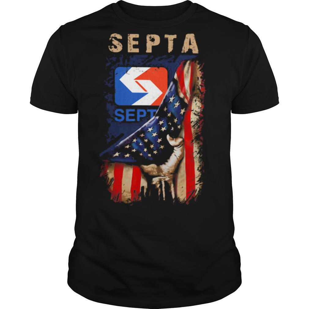 Septa american flag independence day shirt
