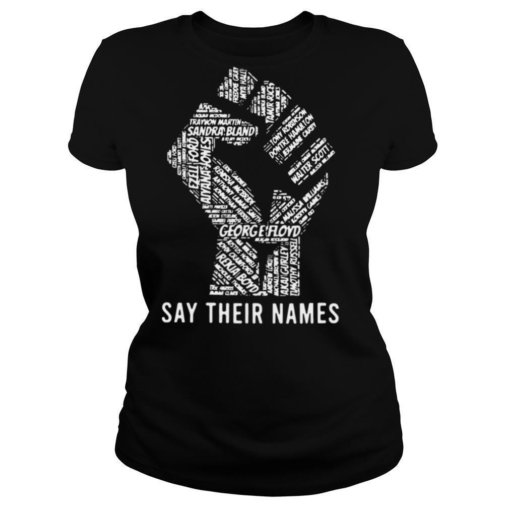 Strong Hand George Floyd Say Their Names shirt