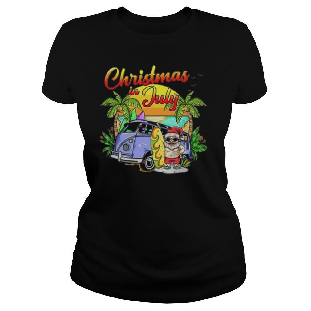 Summer Christmas In July shirt