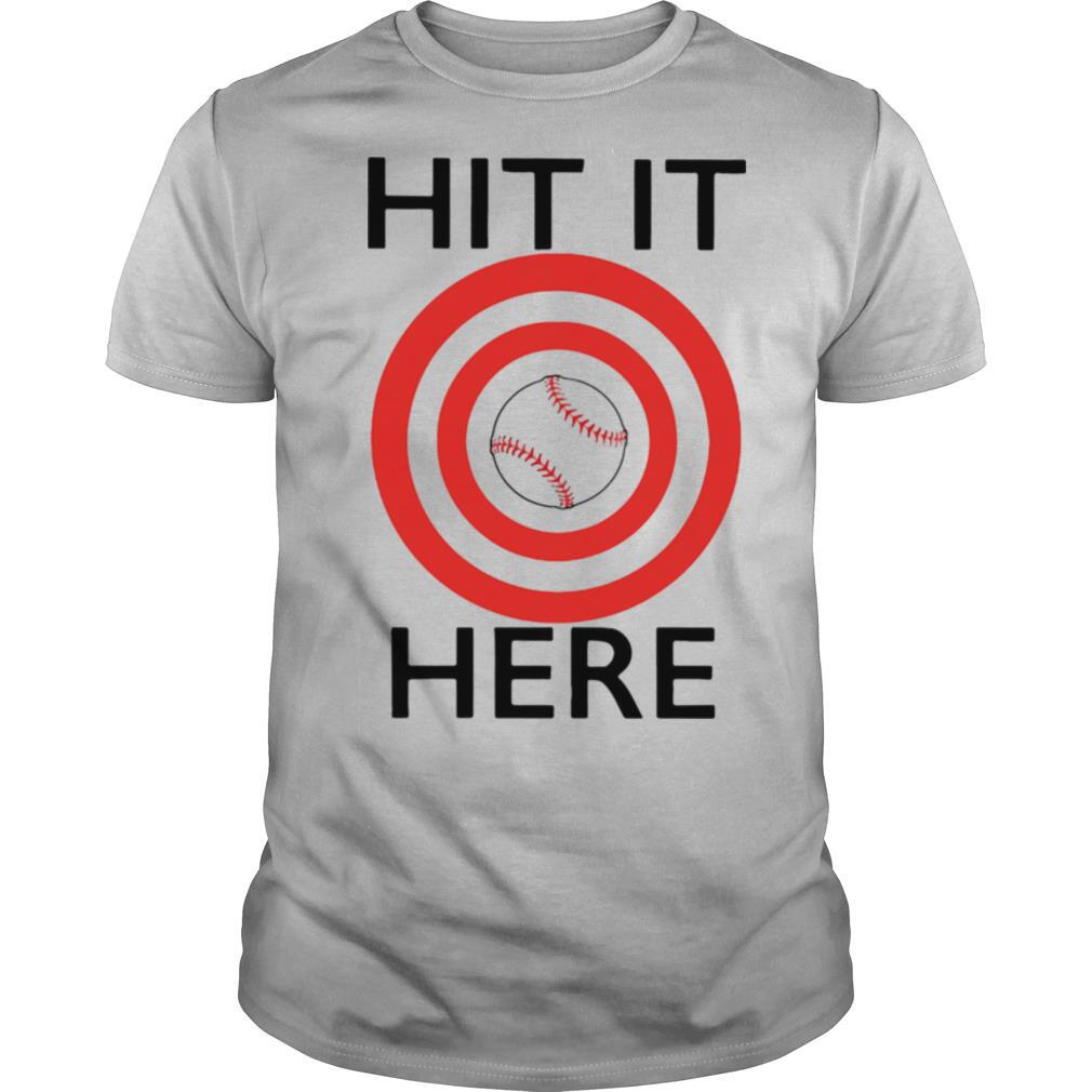 Target baseball hit it here shirt