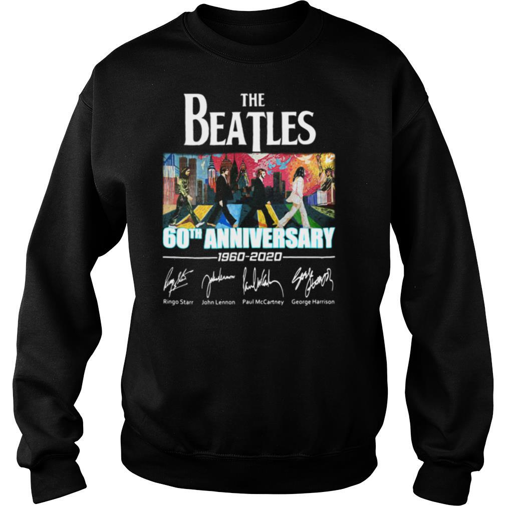 The Beatles 60th anniversary 1960 2020 signature shirt