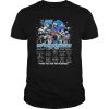 The detroit lions 90th anniversary 1930 2020 thank you for the memories signatures shirt