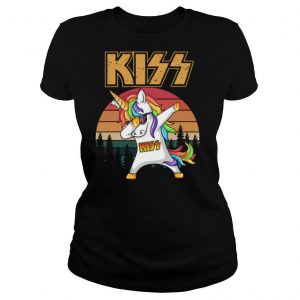 Unicorn Dabbing Kiss Vintage shirt