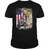 United State Marine Corps American flag veteran Independence day shirt