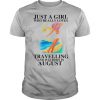 ust a girl who really loves travelling and was born in august shirt