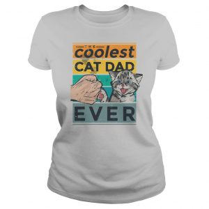 Best friend the coolest cat dad ever shirt