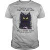 Cat might be crazy might just need carbs you’ll never know diabetes awareness shirt