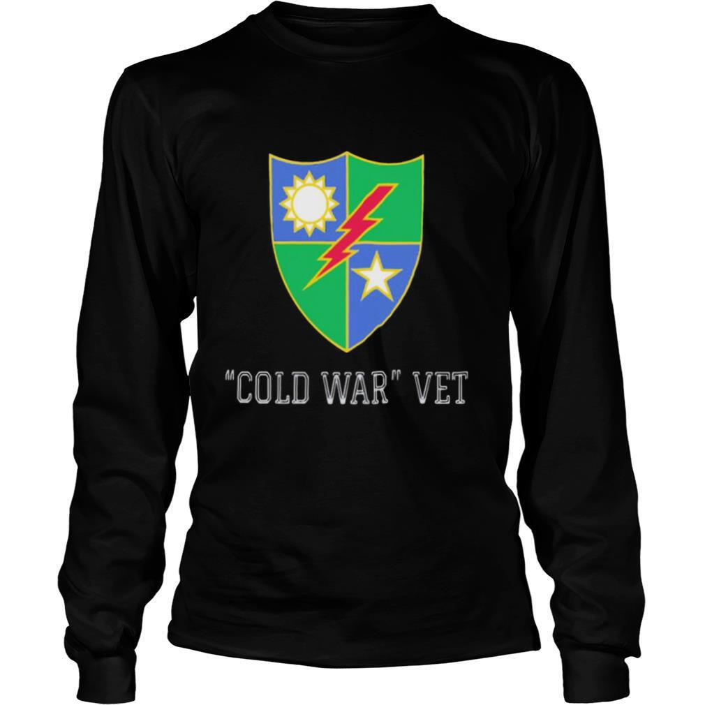 Cold war vet national emblem sun star shirt