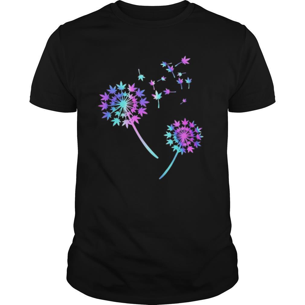 Dandelion weeds classic black shirt