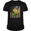 Dog’s Name American Flag Independence Day Sun Flower shirt