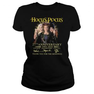 Hocus Pocus 27th Anniversary 1993 2020 Signatures Thank You For The Memories shirt