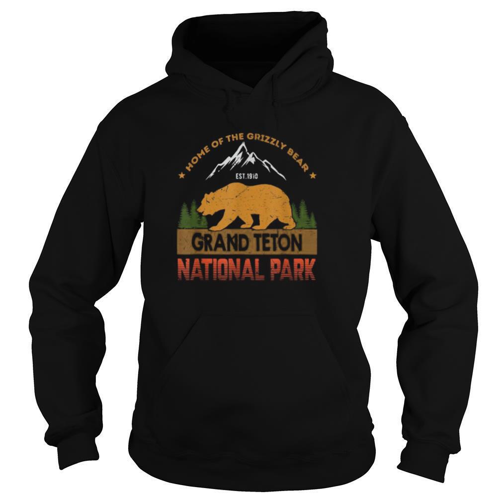 Home of the grizzly bear est 1910 grand teton national park shirt