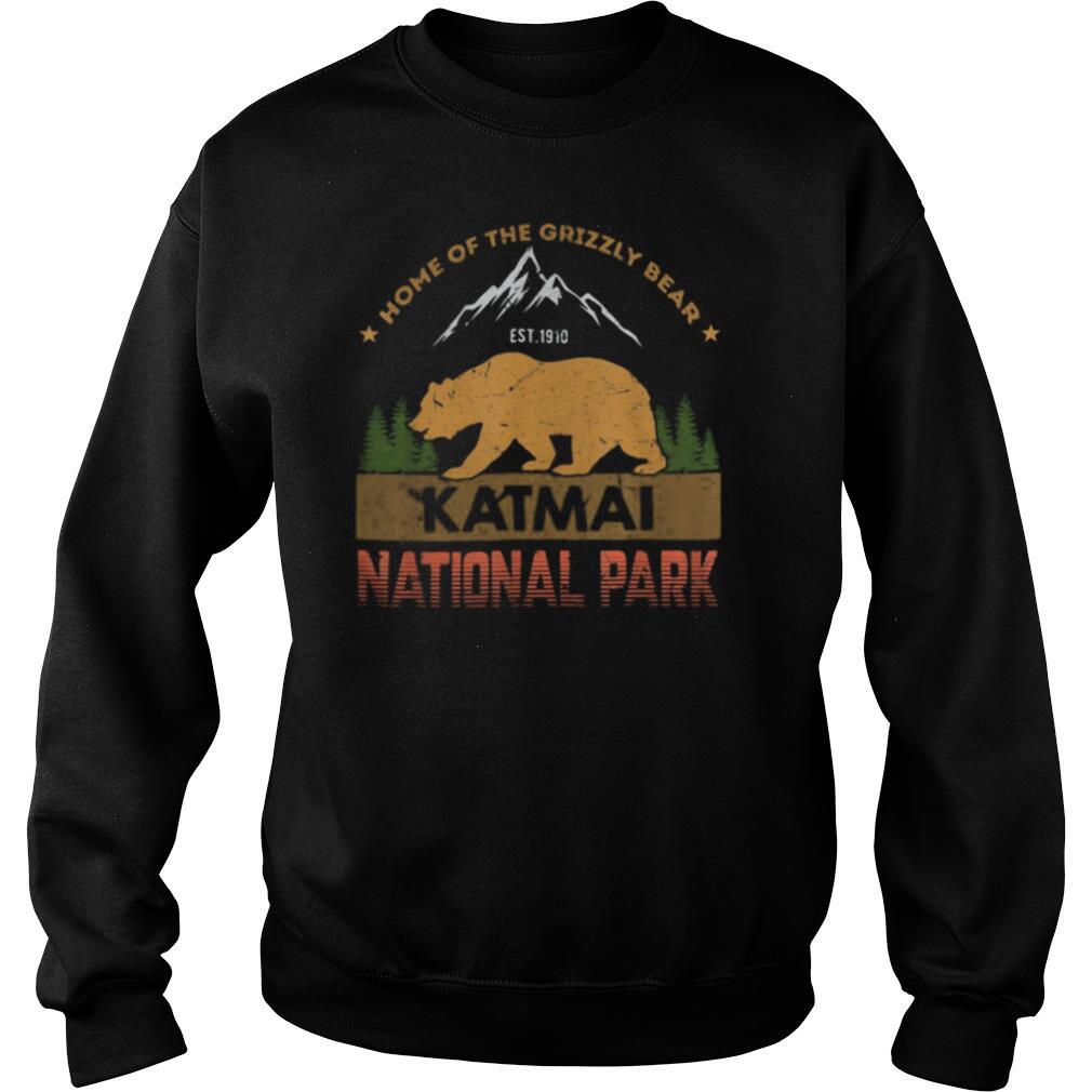 Home of the grizzly bear est 1910 katmai national park shirt