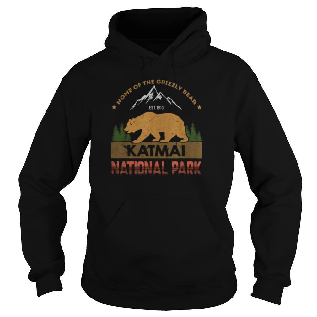 Home of the grizzly bear est 1910 katmai national park shirt