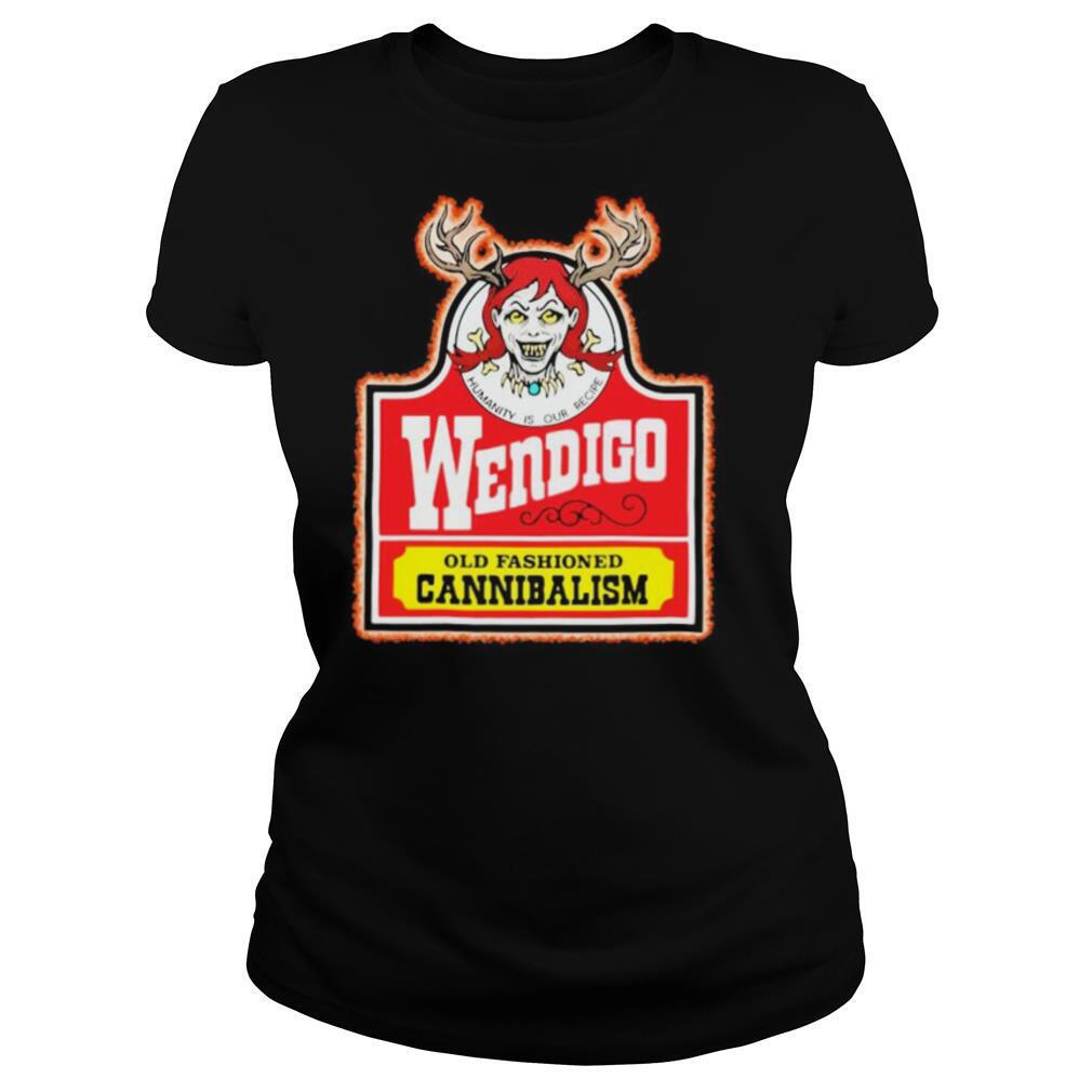Humanity is our recipe wendigo old fashioned cannibalism shirt