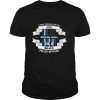 I Black The Blue For My Son Proud Mom Of A Brave Police Officer American Flag shirt