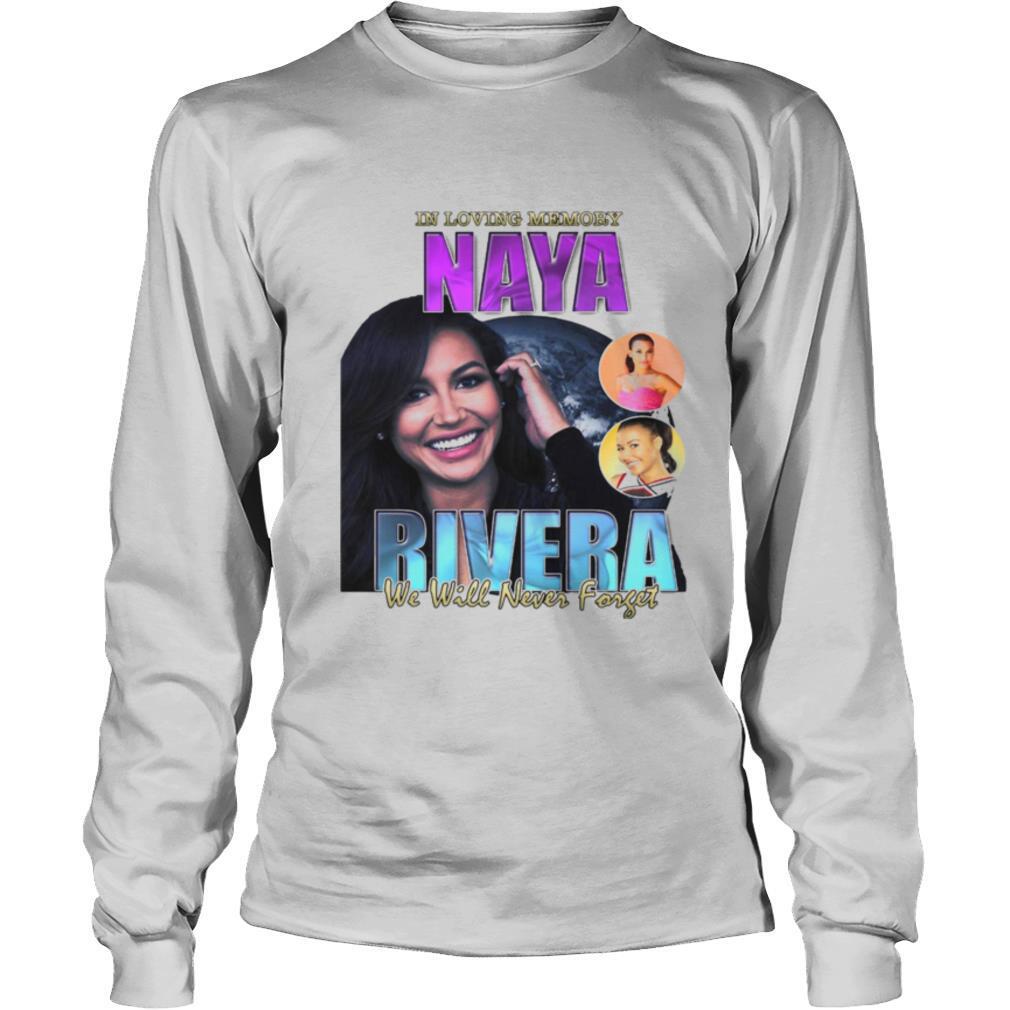 In loving memory naya rivera we will never forget shirt
