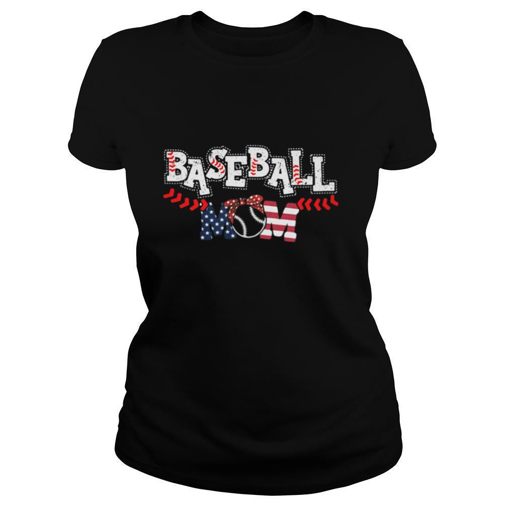Independence day baseball mom shirt