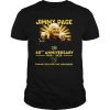 Jimmy page 60th anniversary 1960 2020 thank you for the memories signature shirt