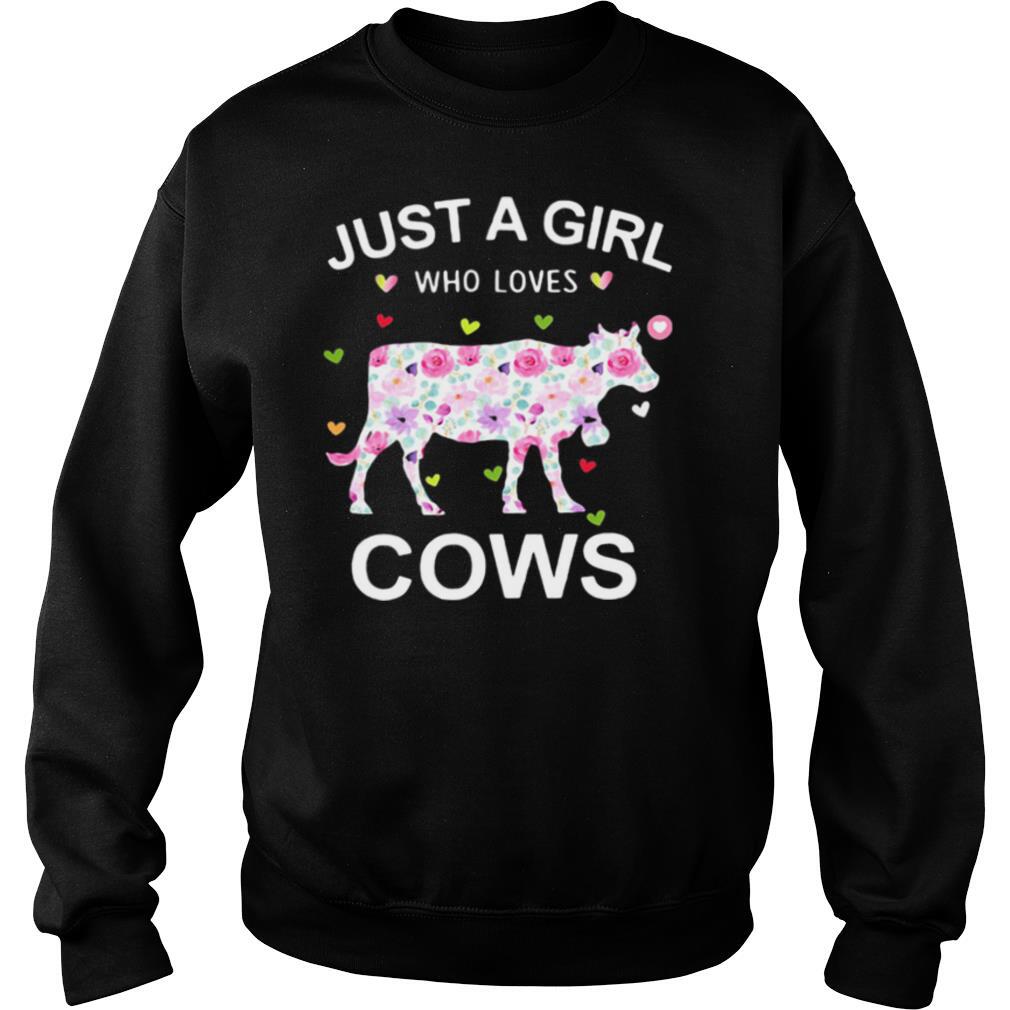 Just A girl Who Loves Cows Rose shirt