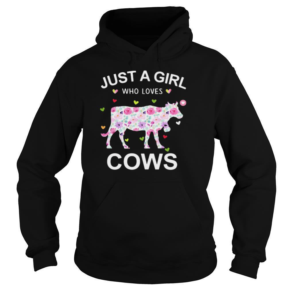 Just A girl Who Loves Cows Rose shirt