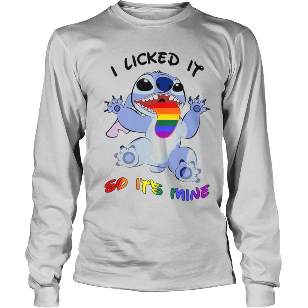 LGBT Stitch I Licked It So It’s Mine shirt