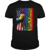 LGBT united in spirit flag USA shirt