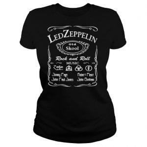 Led zeppelin old skool rock and roll music shirt