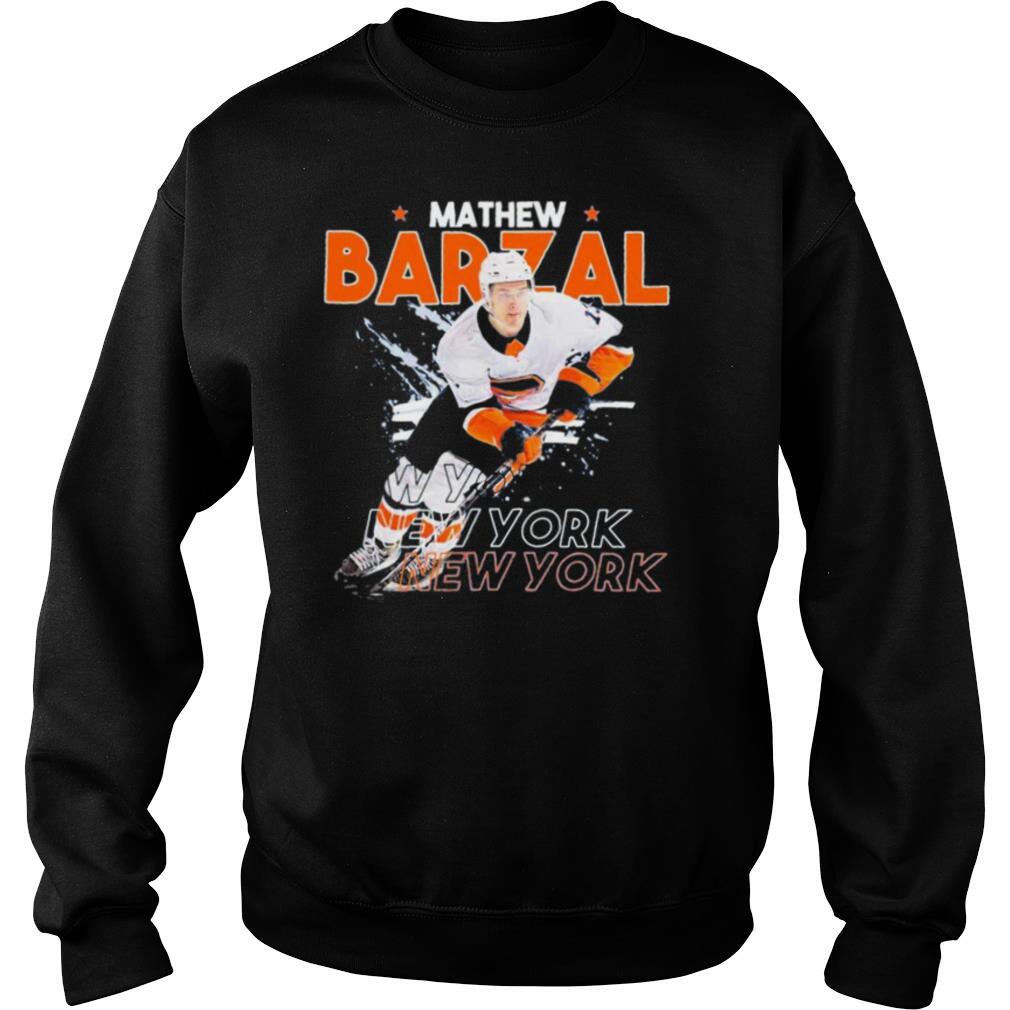 Mathew barzal no. 13 new york ice hockey centre player shirt
