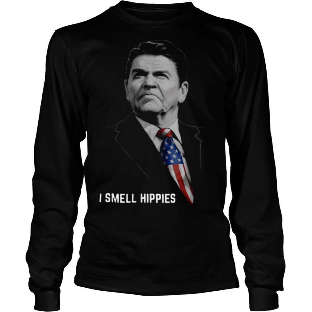 Nice Ronald Reagan I Smell Hippies shirt
