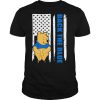 Pooh back the blue american flag independence day shirt