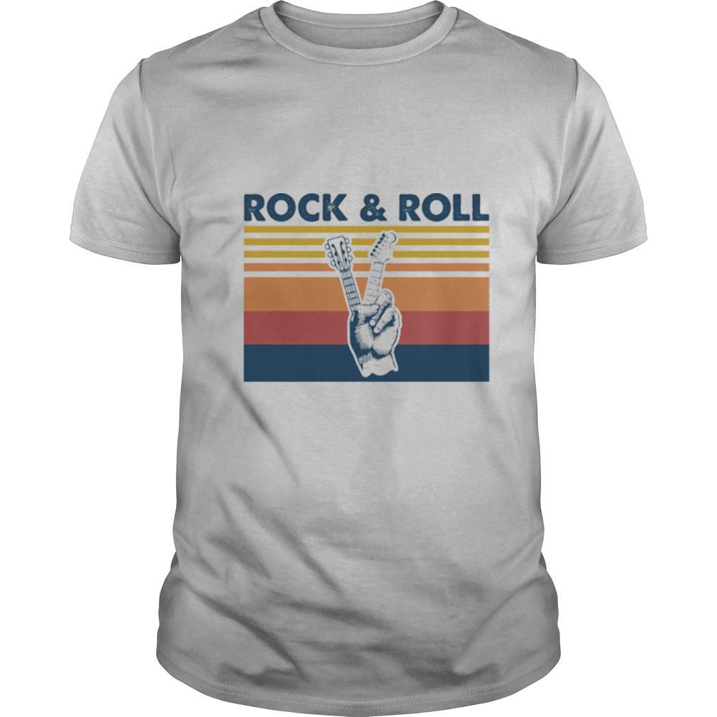 Rock and roll Will Never Die vintage retro shirt