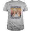Sloth drink coffee i hate morning people and mornings and people vintage retro shirt