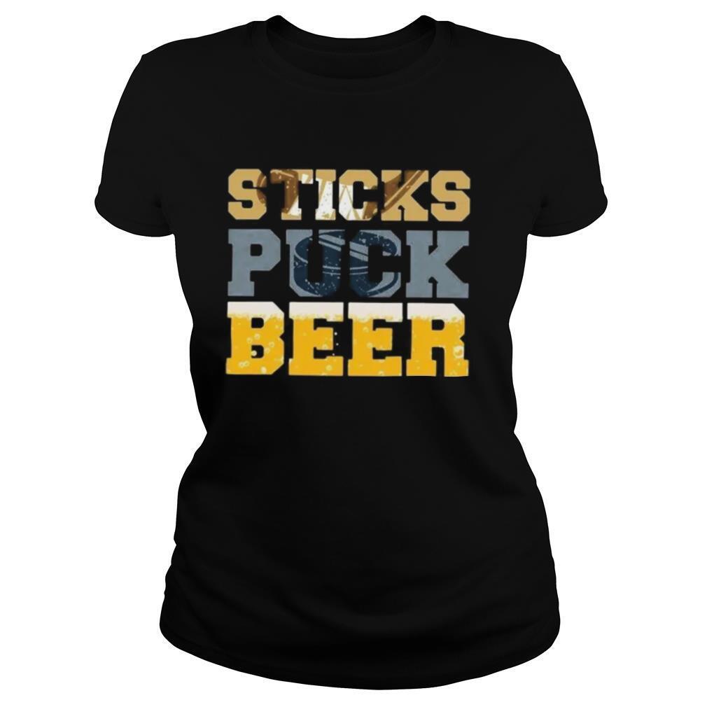 Sticks Puck Beer shirt