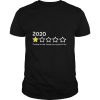 2020 Fucking Terrible Would Not Recommend shirt