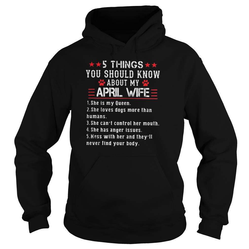5 things you should know about my april wife shirt