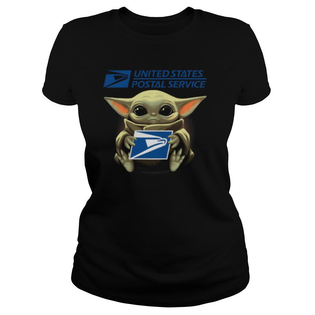 Baby Yoda Hug United States Postal Service It’s Dangerous To Go Alone Take This shirt