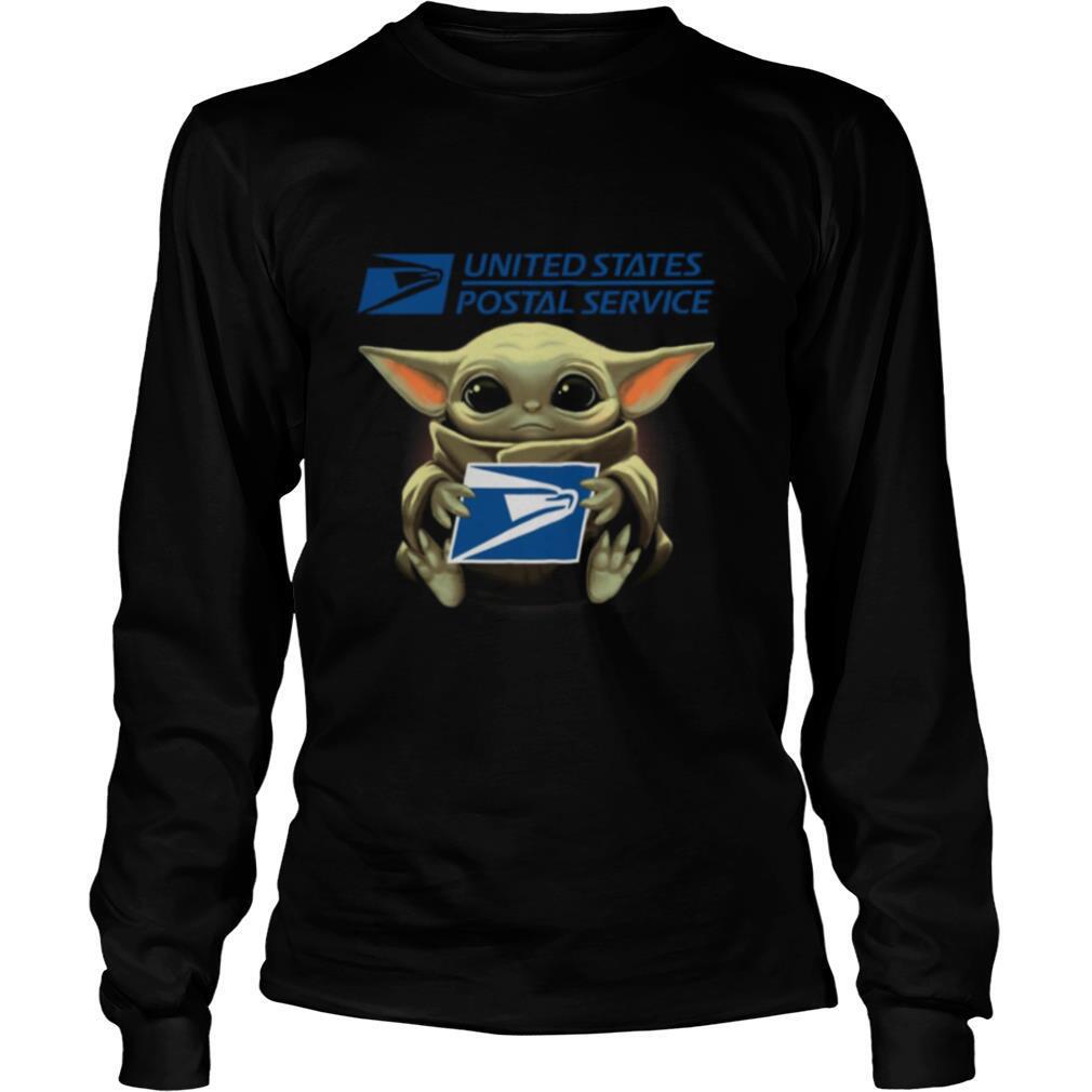 Baby Yoda Hug United States Postal Service It’s Dangerous To Go Alone Take This shirt