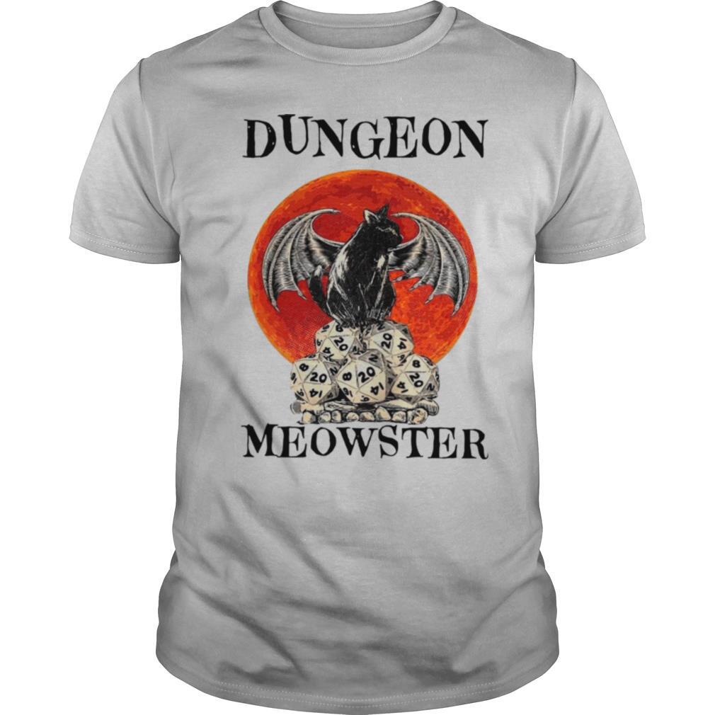 Bat And Black Cat Dungeon Meowster shirt